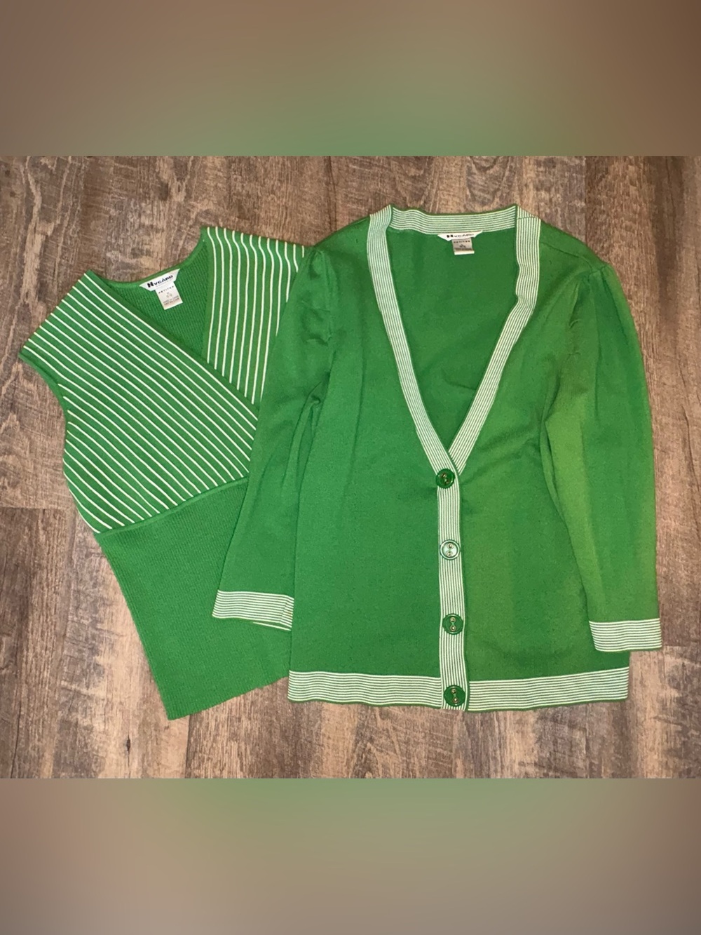 Nygard 2-piece Green Sweater Set